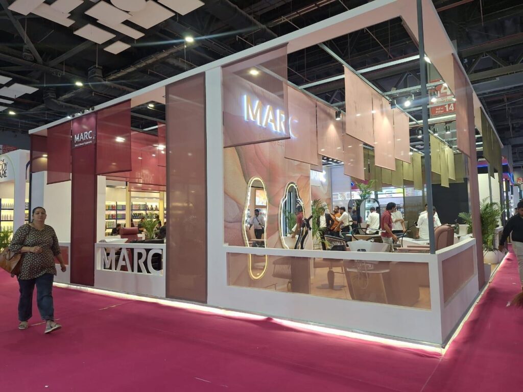 Marc Salon Furniture 200 sqm Beauty show 2025 Delhi